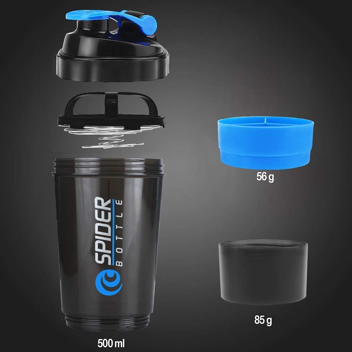 Gym Protein Shaker Bottle 500ml - ikl store