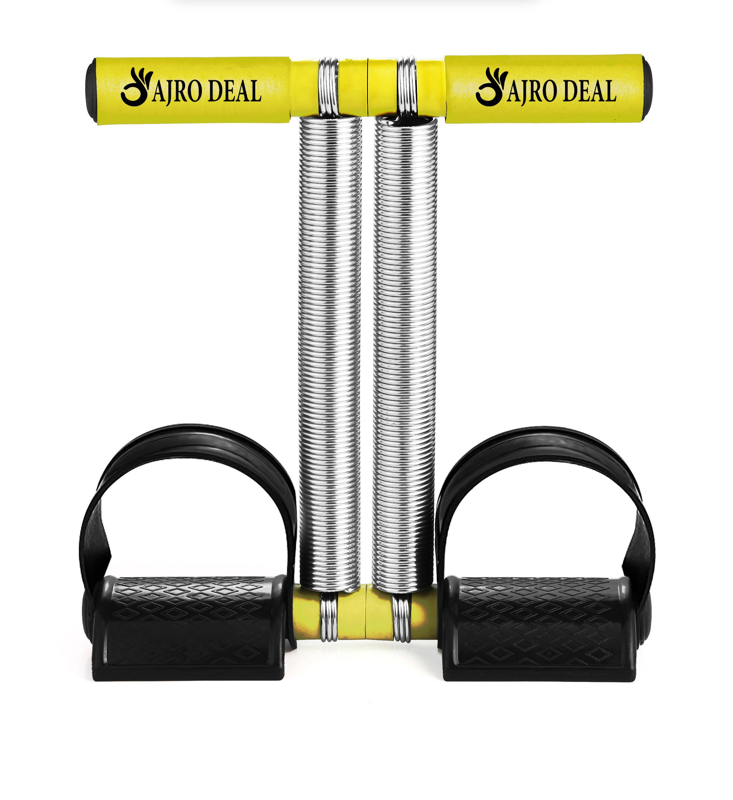 Double Spring Tummy Trimmer with Heavy Resistance Band & Toning Tube | Ab Exerciser for Weight Loss, Core Strength & Full Body Workout