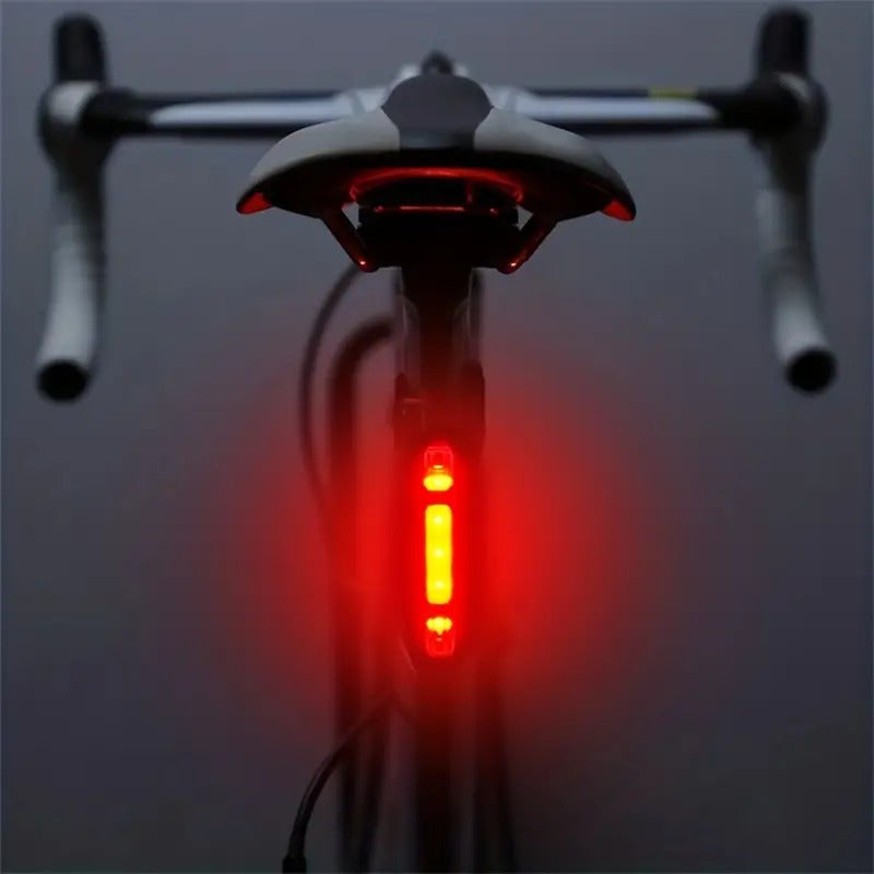 USB Rechargeable Cycle Horn with Light with USB Rechargeable Cycle tail light LED Front Rear Light Combo