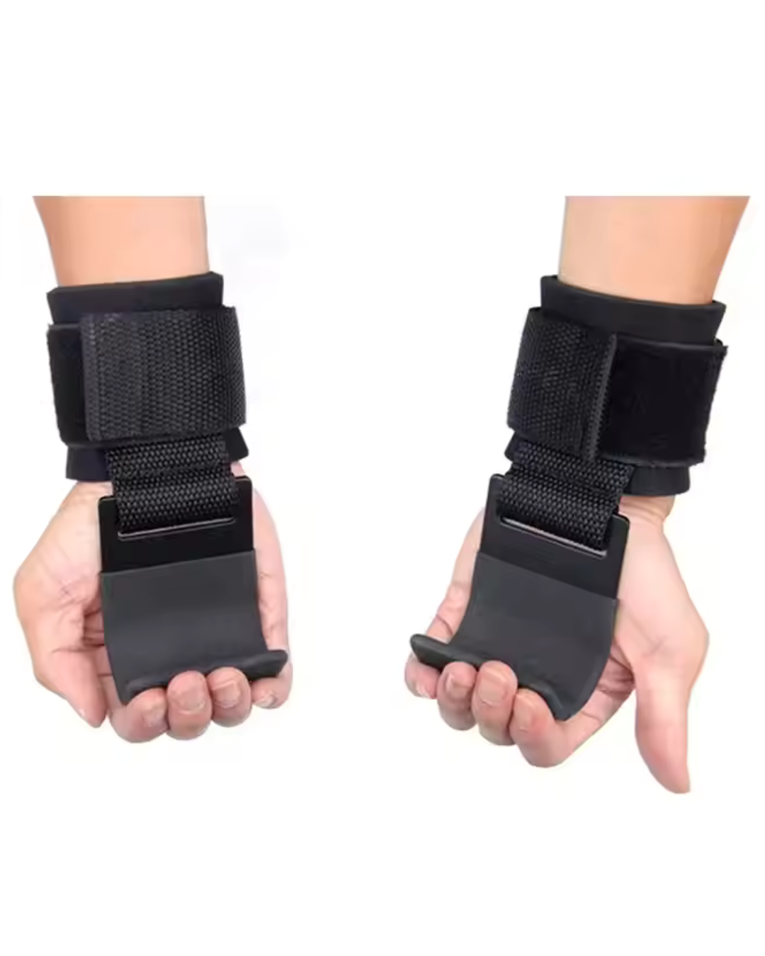 AJRO DEAL Weight Lifting Hooks, Adjustable Lifting Grips for Men and Women Hand Grip Hand Support