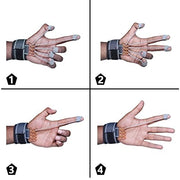 Wrist Exerciser Equipment & Finger Expander for Hand Yoga Resistance Band Finger Expander Finger Extension Exerciser Climbing Finger Strengthener Guitar Finger Stretcher