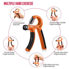 Finger Exerciser Hand Strengthener & Hand Grip Strengthener for Gym Workout Hand Exercise Equipment to Use in Home for Forearm Exercise Finger Exercise