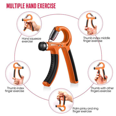 Adjustable Hand Grip Strengthener, Hand Gripper for Gym Workout Hand Exercise Equipment to Use in Home for Forearm Exercise, Finger Exercise Power Gripper (Resistance 10KG - 40KG)