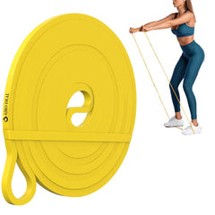 Heavy Resistance Band, Pull Up Bands, Resistance Bands, Loop Bands Toning Bands Best to Gym, Workout, Stretching & Home Exercise for Men & Women (Yellow, Extra Light Resistance)