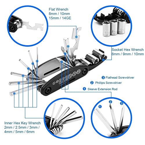 All-in-One Bicycle Repair Tool Set