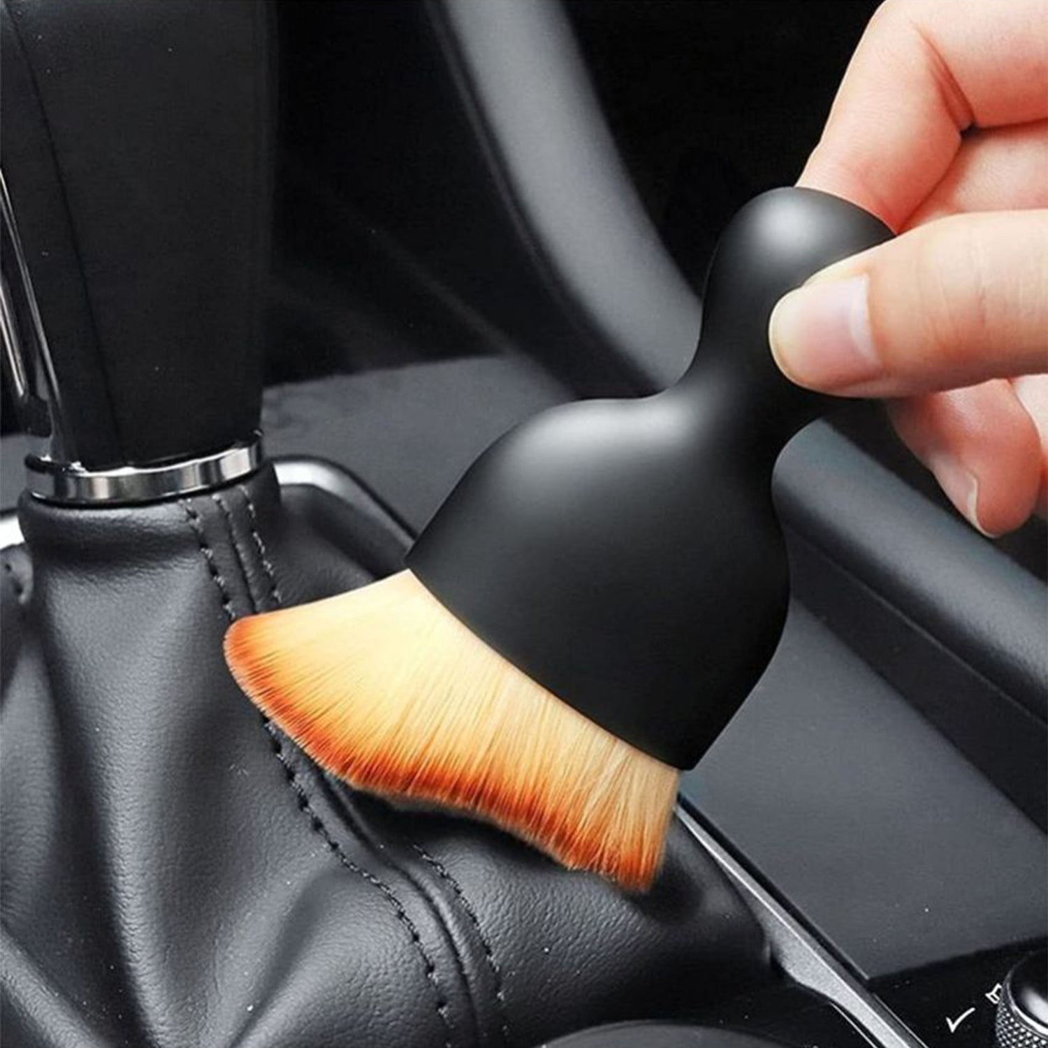 Progience 5 PCS car cleaning kit Microfiber Car Duster with Long Handle Car Cleaning Brush Exteriror and Interiror Car Cleaning Cloth Car MINI DASHBOARD + LARGE DASHBOARD Cleaner Brush for Car, Motorbike, SUVs Car Cleaning Kit