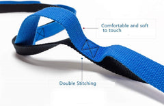 Yoga Belt/Stretching Strap 8 Loop Option Varient for Yoga, Pilates, Exercise, Physical Therapy Home Fitness