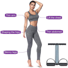 Tummy Trimmer with Resistance Tube | Double Spring Tummy Trimmer | Double Toning Tube | Ab Exerciser | Resistance Tube | Body Toner | Waist Reducer | Fitness Equipment | Gym Accessories