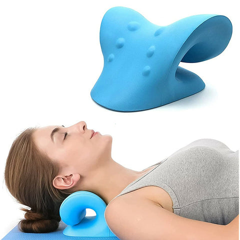 AJRO DEAL Neck Relaxer Cervical Pillow for Neck and Shoulder Pain Traction Device for Neck Pain Relief