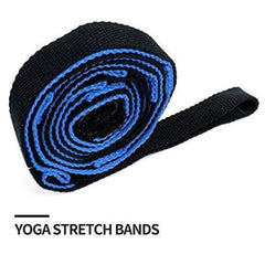 Yoga Belt/Strap with 8 Loop & High Density Yoga EVA FOAM Brick/Blocks for Back Support Bend, Yoga Session, Meditation, Improve Strength, Balance And Flexibility For Unisex