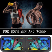 Multifunctional Portable Push Up Board & Bars For Men & Women.