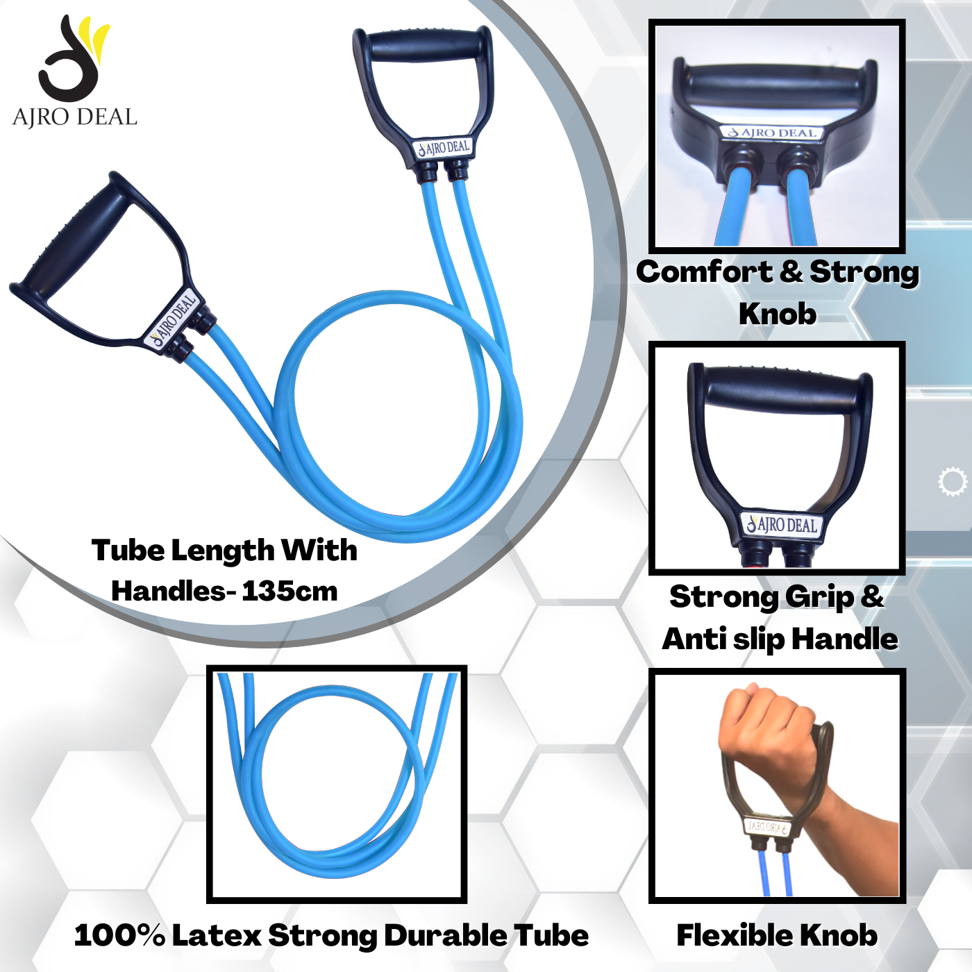 Double Spring Tummy Trimmer with Heavy Resistance Band & Toning Tube | Ab Exerciser for Weight Loss, Core Strength & Full Body Workout