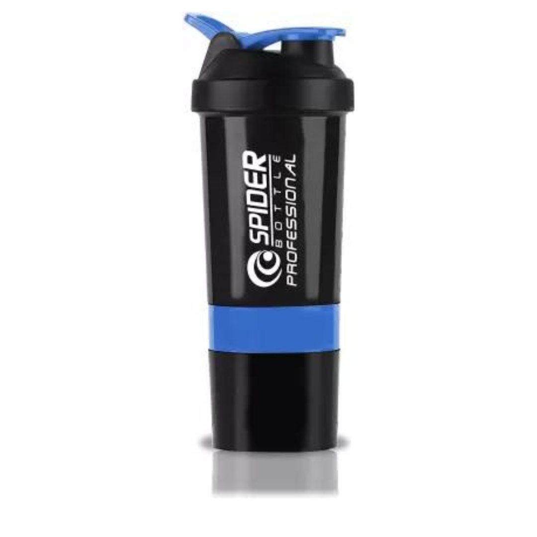 Gym Shaker Bottle, Shakers for Protein Shake with 2 Storage Compartment Gym protein shaker for workout