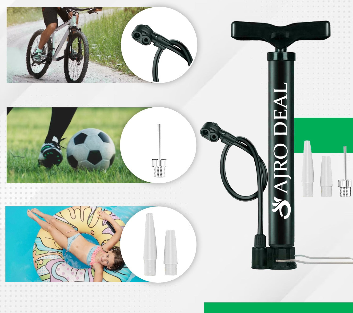 Portable Manual Air Pump: Quick and Easy Inflation