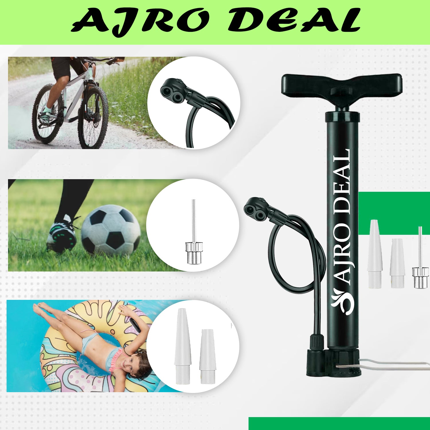 Portable Manual Air Pump: Quick and Easy Inflation