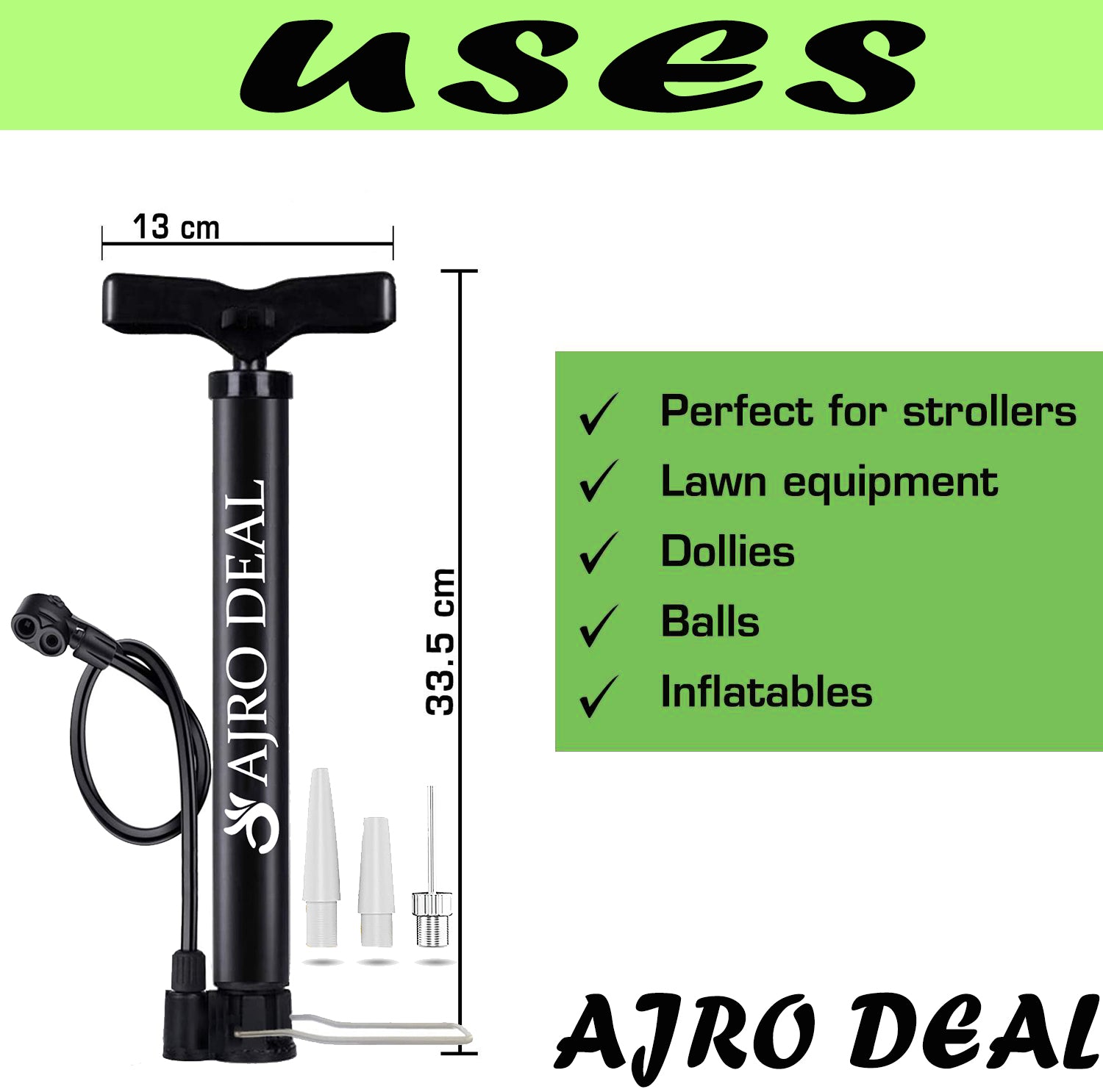 Portable Manual Air Pump: Quick and Easy Inflation
