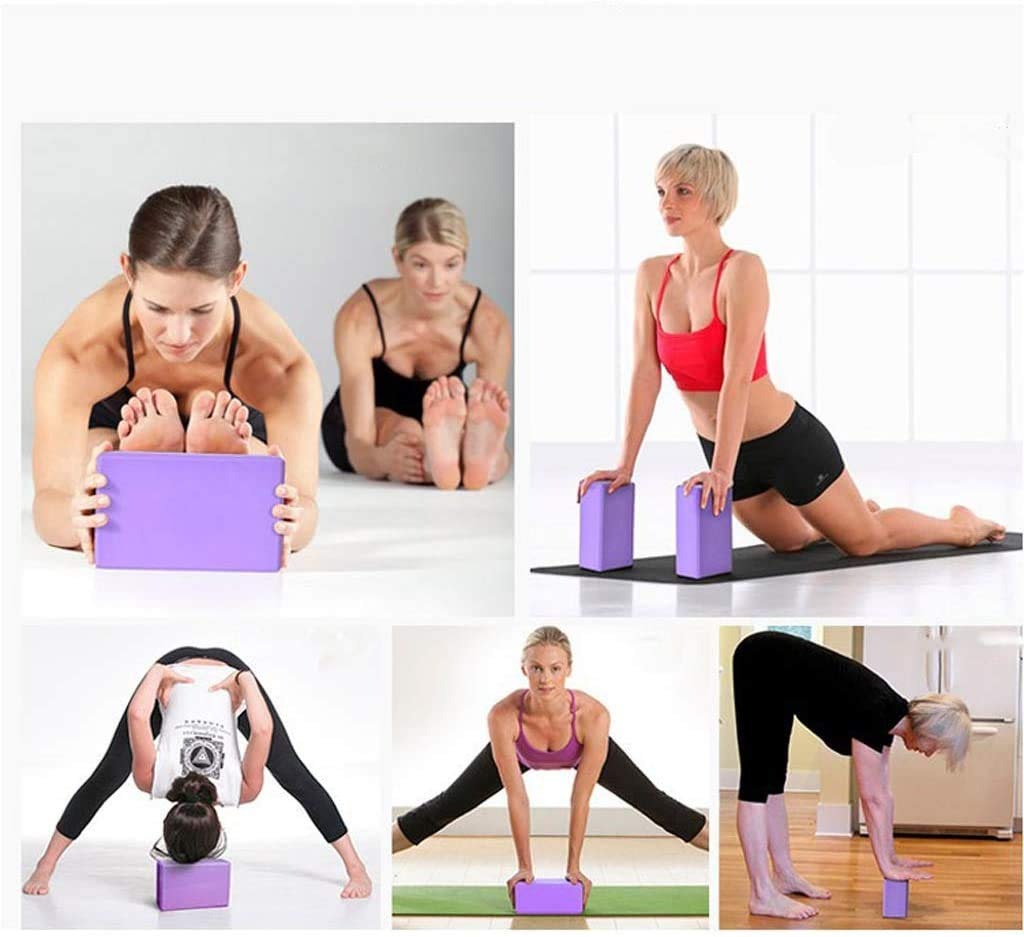 Yoga Blocks High Density Foam Yoga Brick for Stretching, Balancing pose for Yoga, Exercise and Fitness Yoga Block Premium Yoga Accessories for Women & Men Yoga