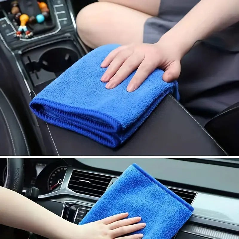 Progience 250 GSM Microfiber Hand Towel: Soft, Absorbent, and Durable (PACK OF 5)