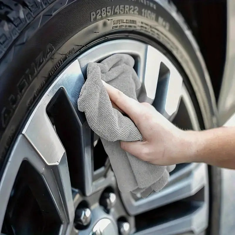 Progience 350 GSM Microfiber Hand Towel: Soft, Absorbent, and Durable (Pack of 4)