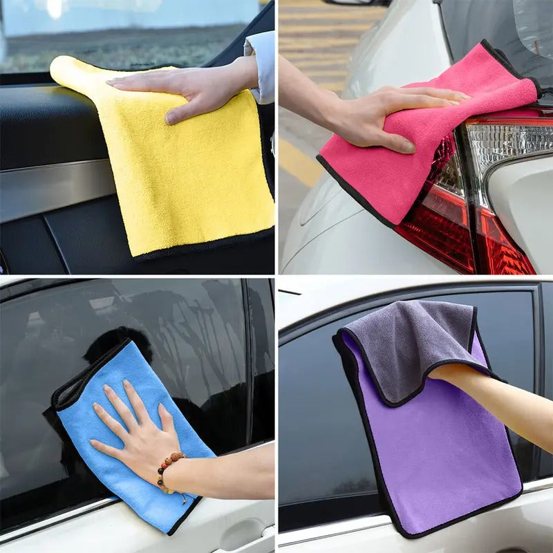 Progience 600 GSM Microfiber Vehicle Washing Cloth (PACK OF 4)