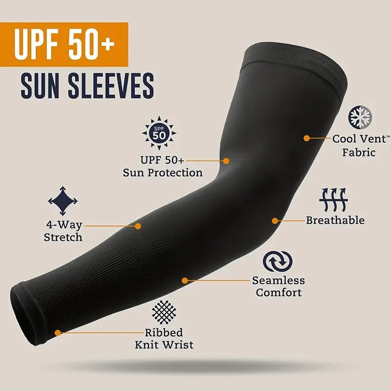 UV Protection Arm Sleeves for Outdoor Activities