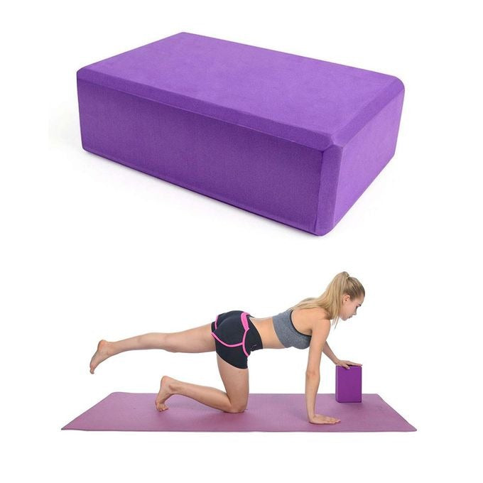 Yoga Blocks High Density Foam Yoga Brick for Stretching, Balancing pose for Yoga, Exercise and Fitness Yoga Block Premium Yoga Accessories for Women & Men Yoga